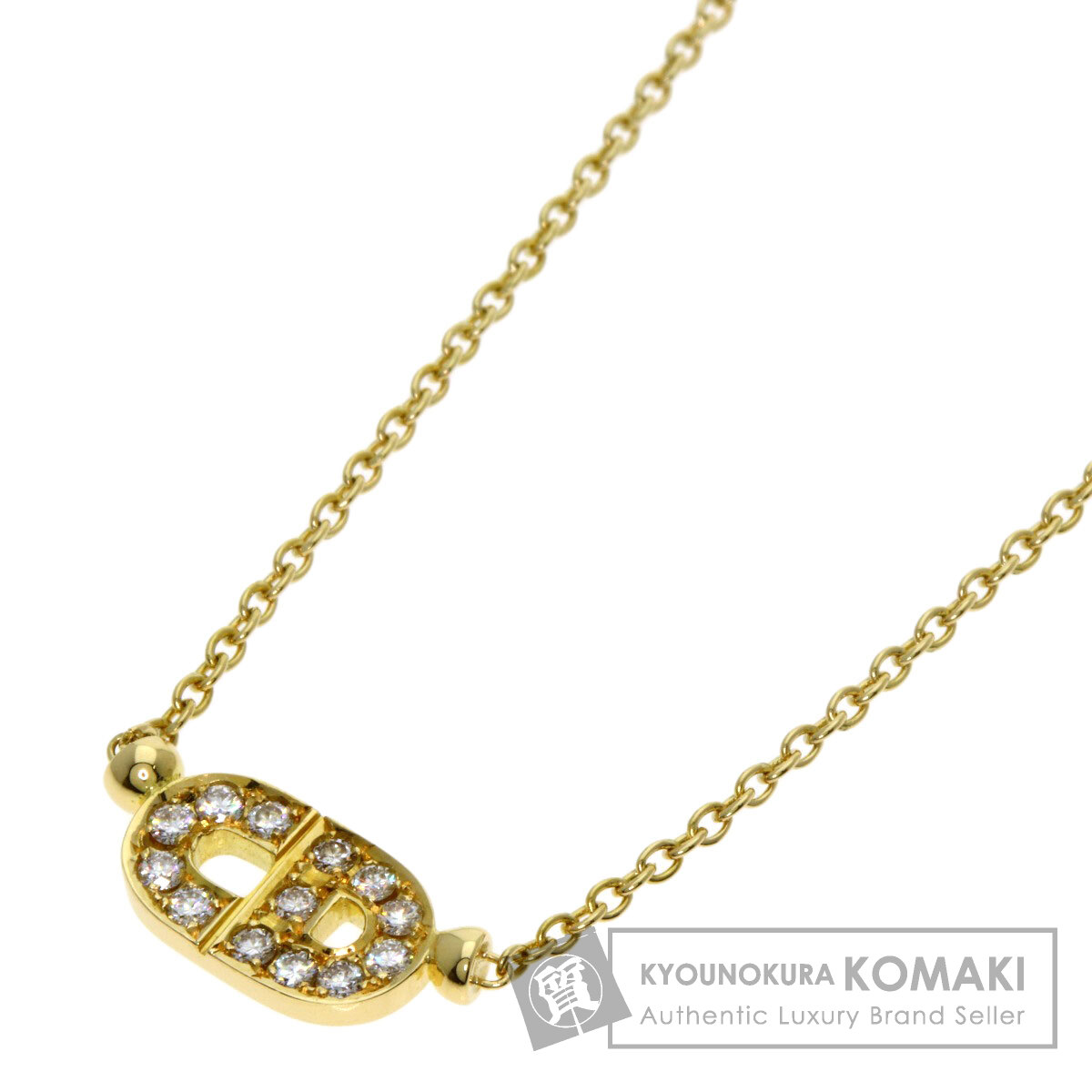 ディオール ネックレス CD ロゴダイヤボンド