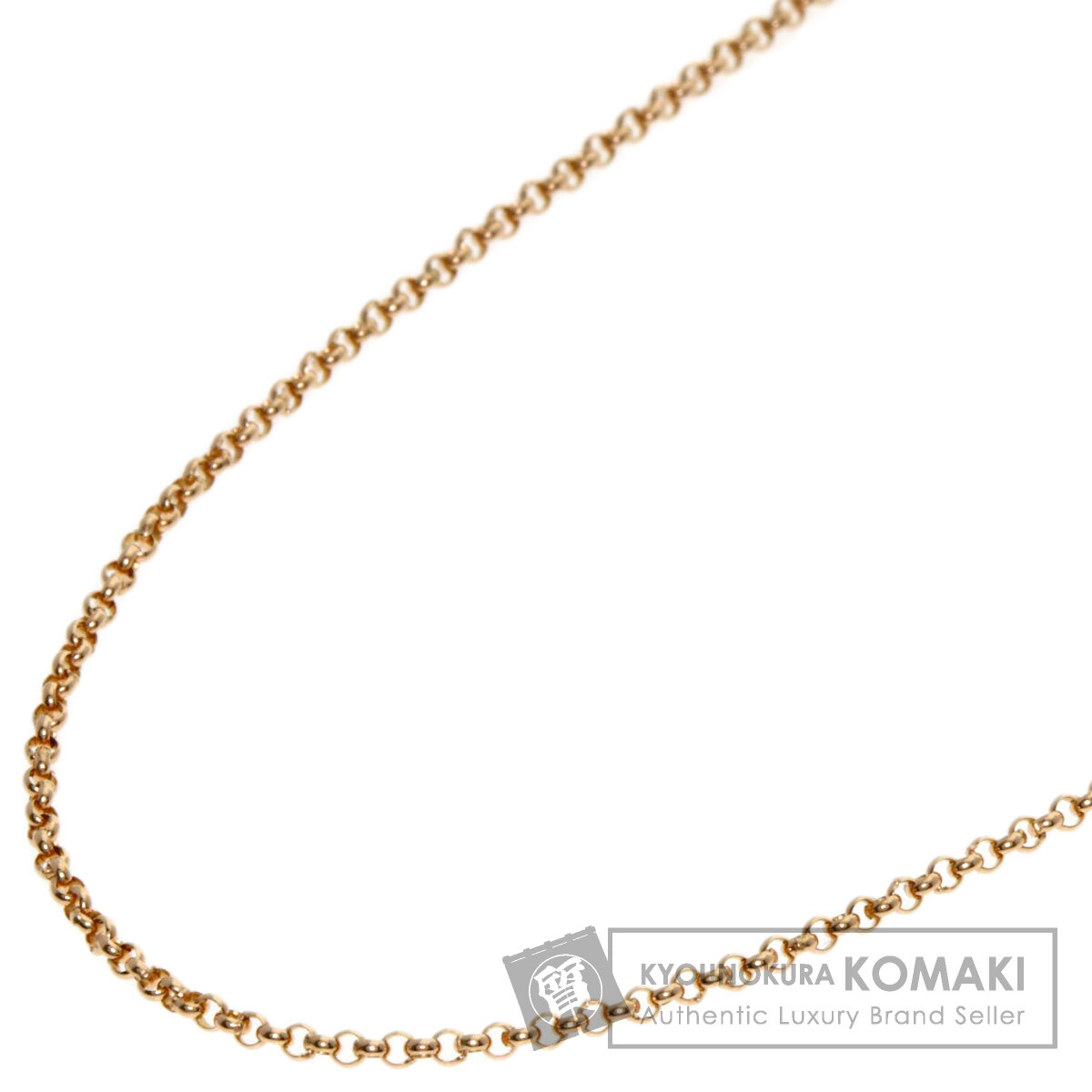 完売商品！CELINE 18K チェーンネックレス 専用ケース付き CELINE セリーヌ チェーン 42cm ネックレス K18ピンクゴールド