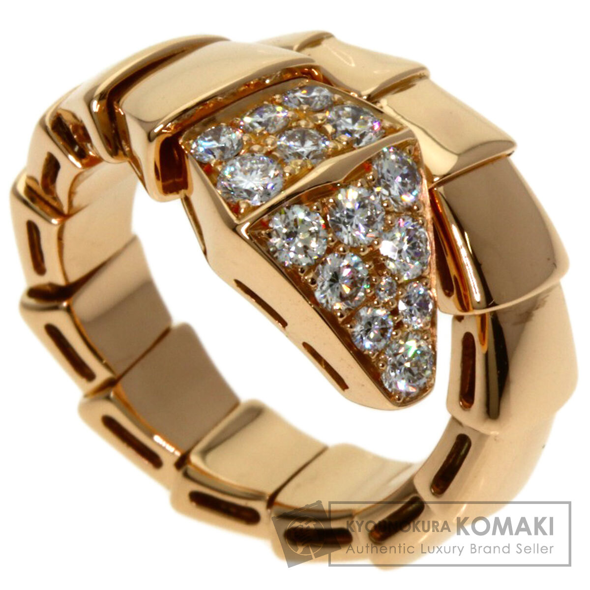 セルペンティ ヴァイパー s リング 指輪 BVLGARI ブルガリ セルペンティ ヴァイパー リング 指輪 19号 18