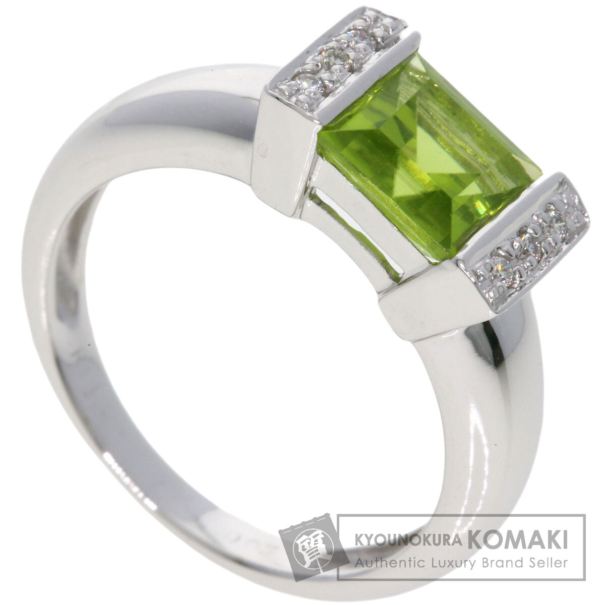 ポンテヴェキオ リング・指輪 ペリドット ダイヤモンド