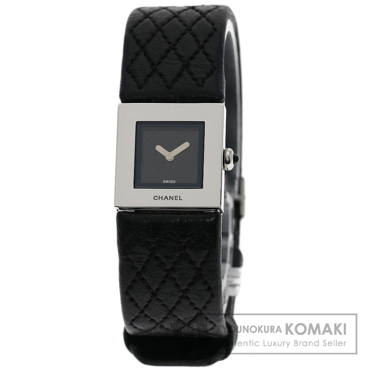 美品　CHANELマトラッセ レディース 腕時計 H0116 クロコレザーベルト 444613-02_600x600_crop_center.