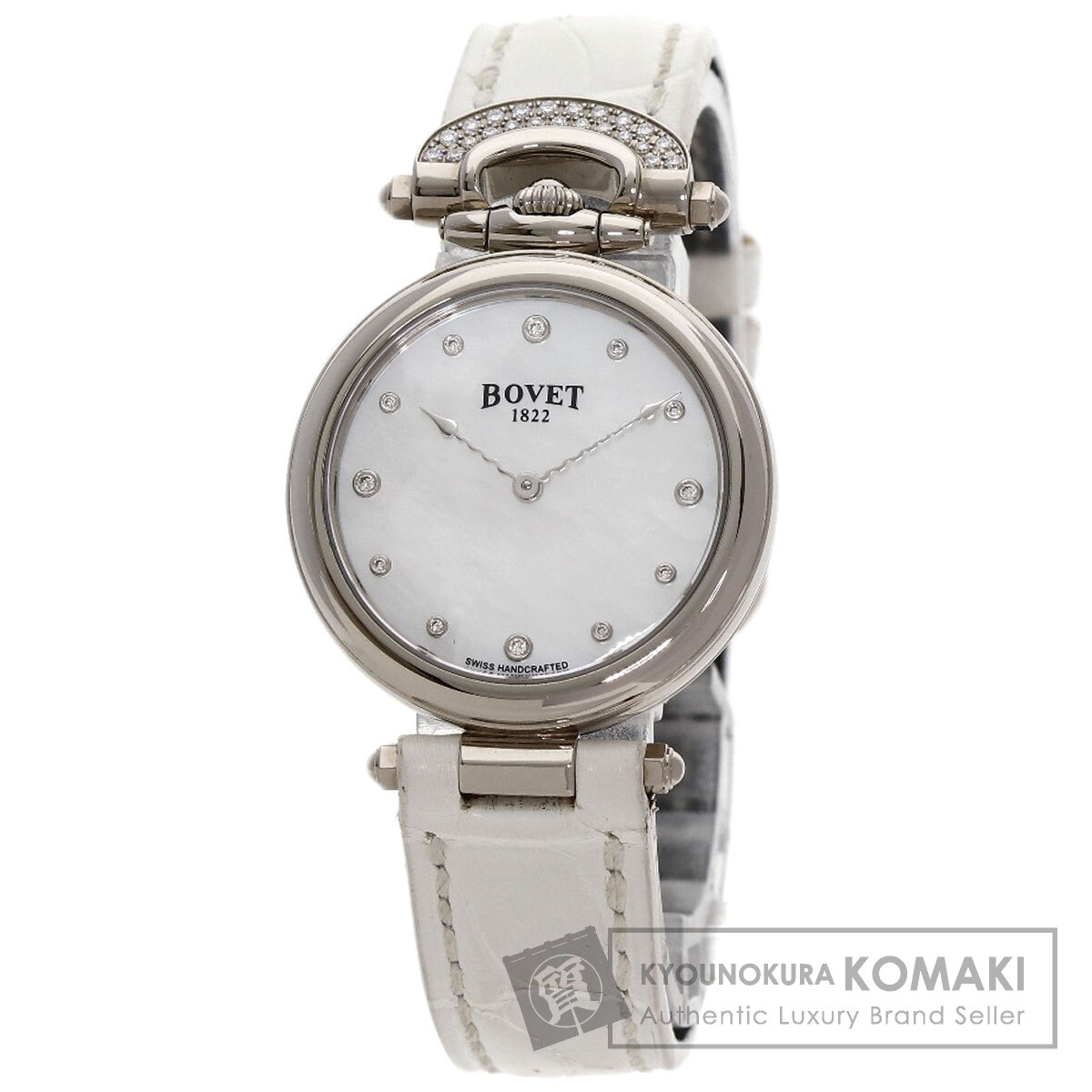 BOVET ボヴェ H28WQ055-SD2 フルリエ 12P ダイヤモンド 腕時計 K18  