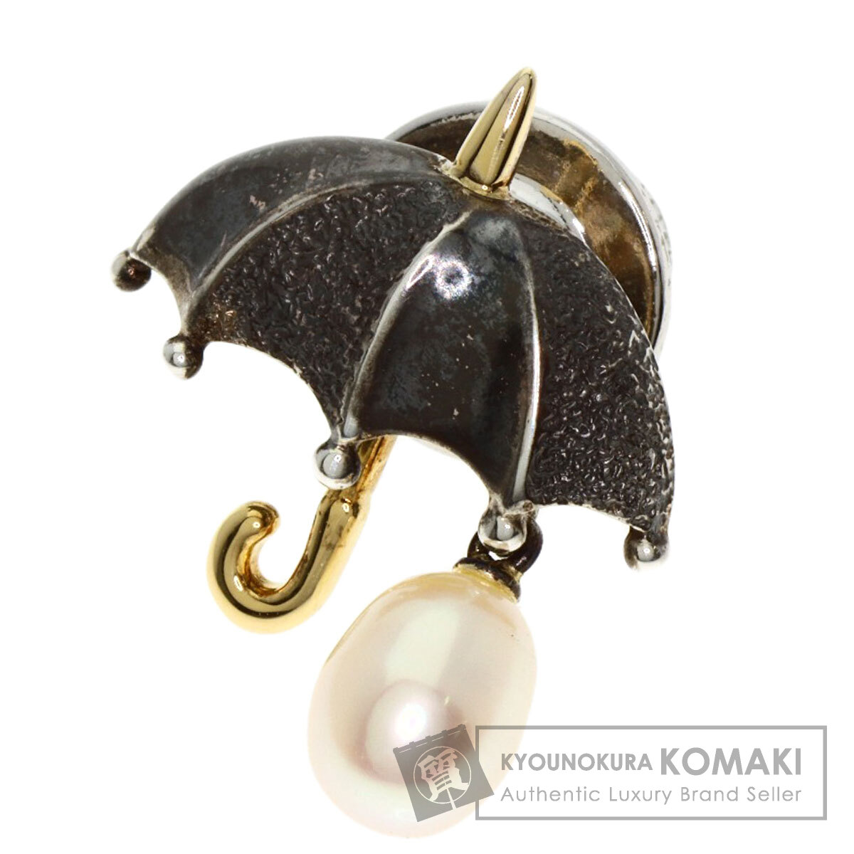 美品です❤︎ ミキモト　パール　本真珠　ブローチ　② MIKIMOTO ミキモト パール 真珠 ブローチ K18ホワイトゴールド