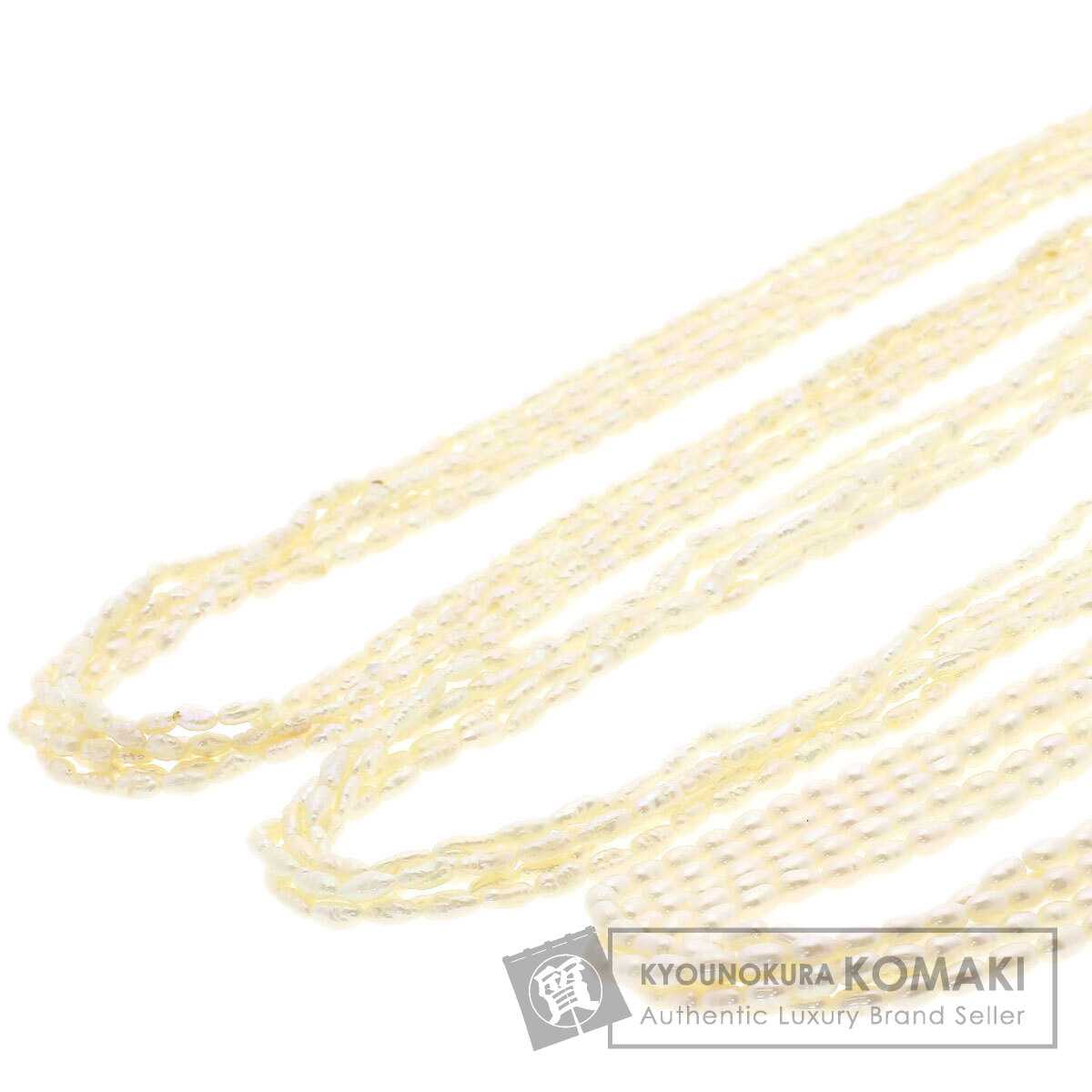 淡水パール 真珠 3本セット ネックレス シルバー 111.5g レディース