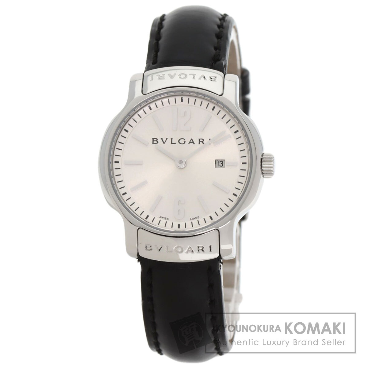 ブルガリ ソロテンポ レディース 腕時計 黒 付属品有】ブルガリ
