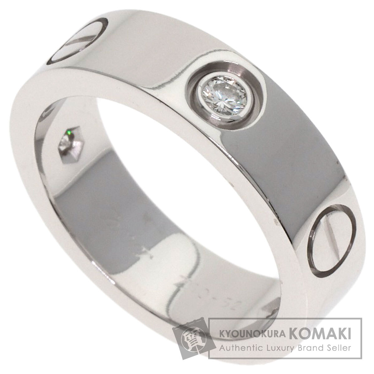 カルティエ リング・指輪 ラブリング 3P ダイヤモンド #52