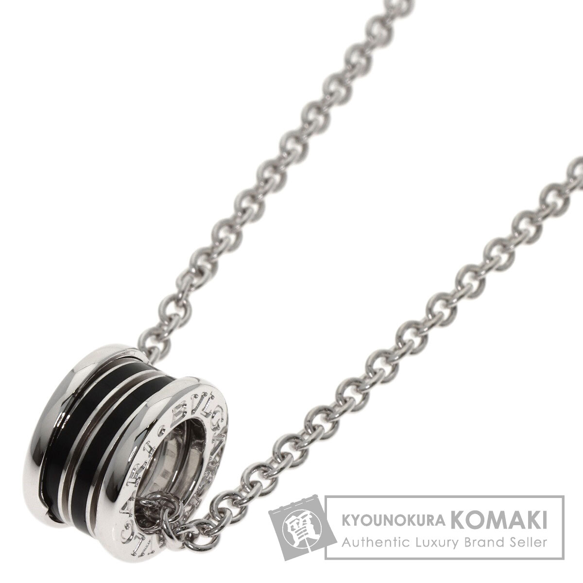 ブルガリ ネックレス B-zero1 ビーゼロワン ブラックラッカー