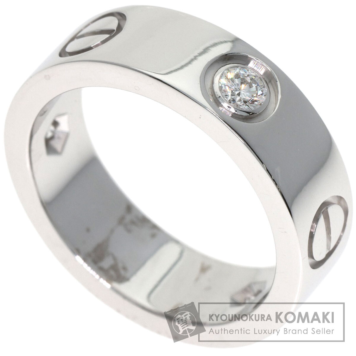 カルティエ リング・指輪 ラブリング ハーフ ダイヤモンド #49