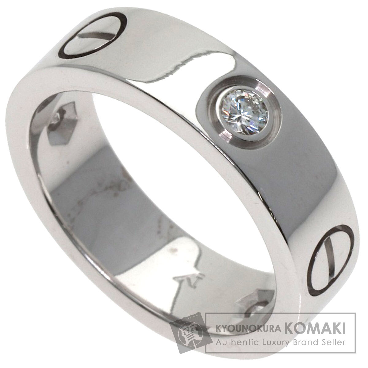 カルティエ リング・指輪 ラブリング ハーフ ダイヤモンド #51