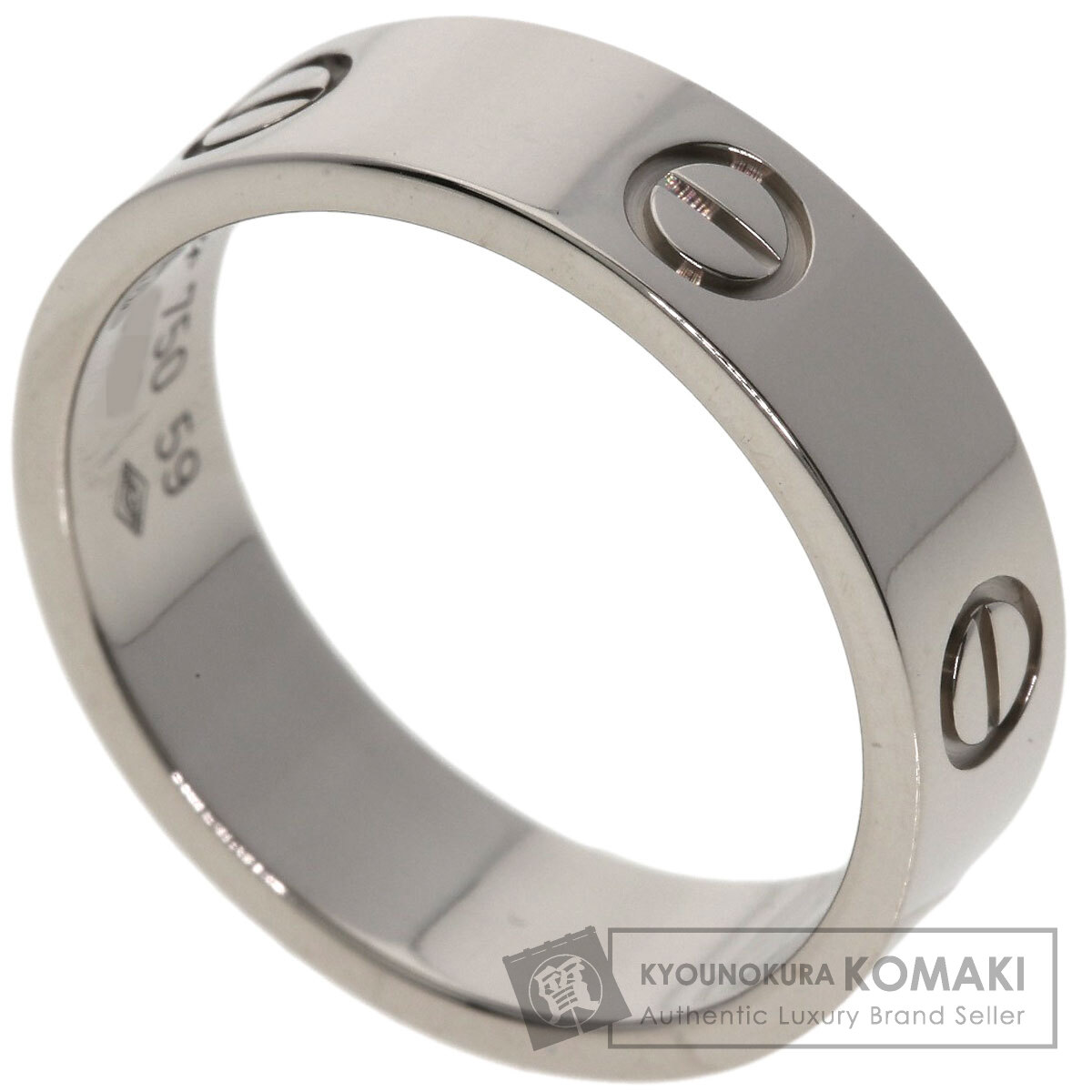 CARTIER カルティエ ラブリング #59 リング・指輪 K18ホワイトゴールド CARTIER カルティエ ラブリング #59 リング・指輪 K18ホワイトゴールド