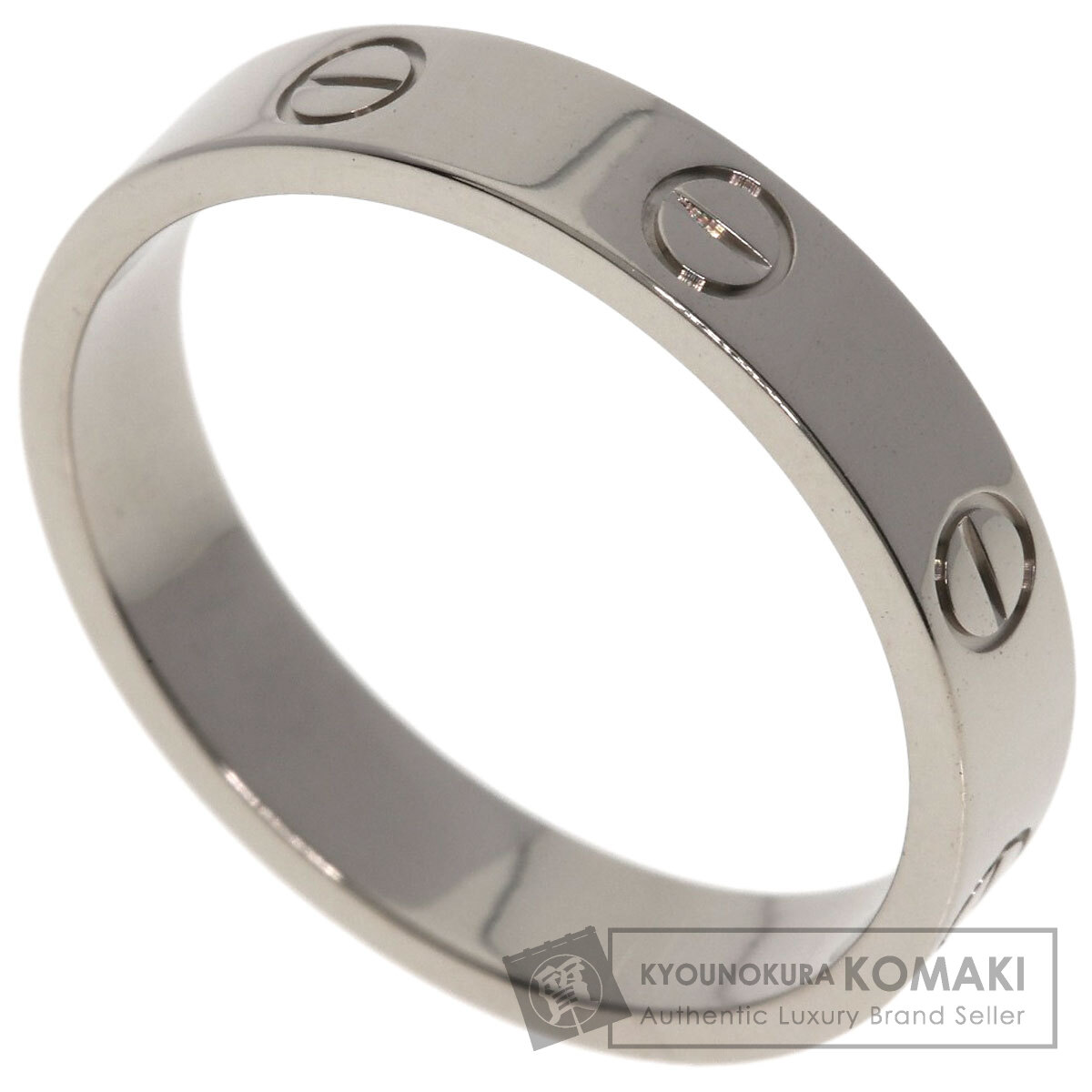 【美品・付属品あり】Cartier ミニラブリング K18YG ダイヤ1P 8号 カルティエ ミニラブリング ダイヤ ダイヤモンド SM 1P 49号 K18YG