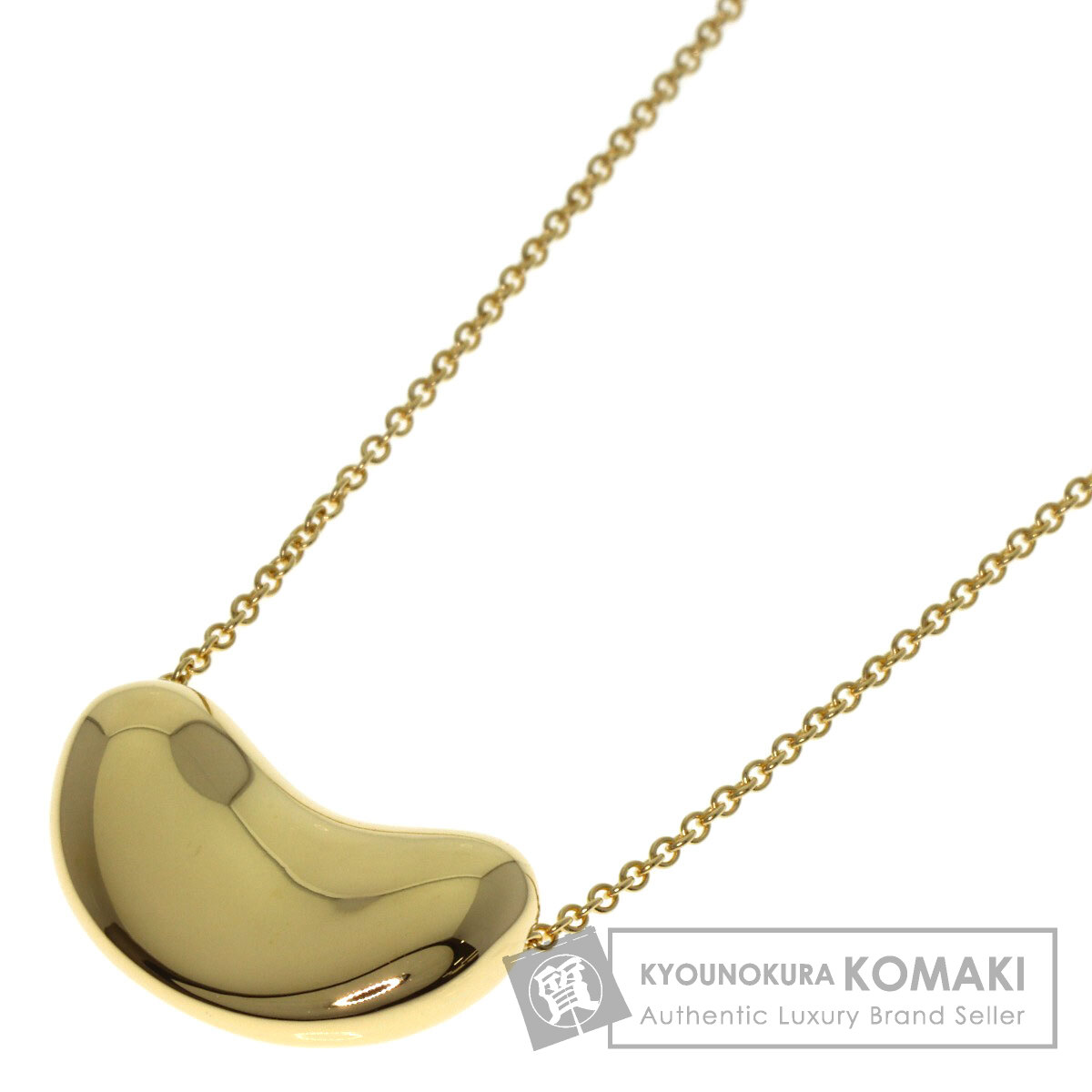 TIFFANY&Co. ティファニー ビーン ネックレス K18イエローゴールド
