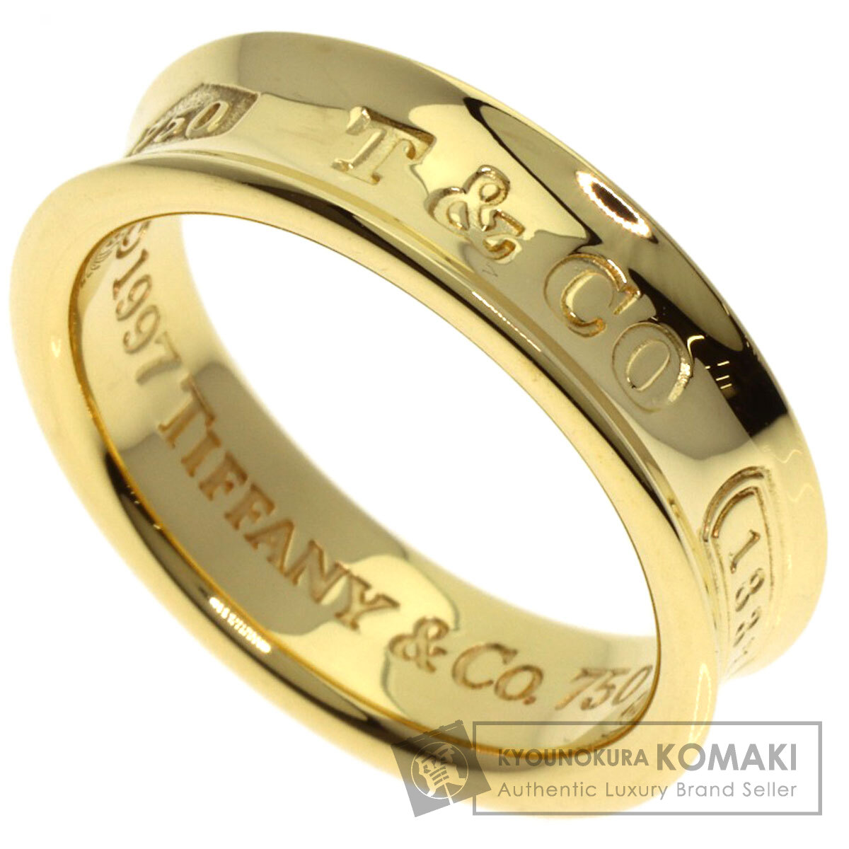 TIFFANY&Co. ティファニー 1837 リング・指輪 K18イエローゴールド