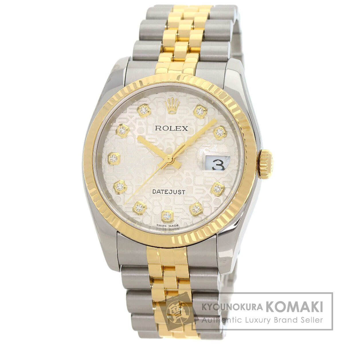 ロレックス 腕時計 デイトジャスト 10P ダイヤモンド