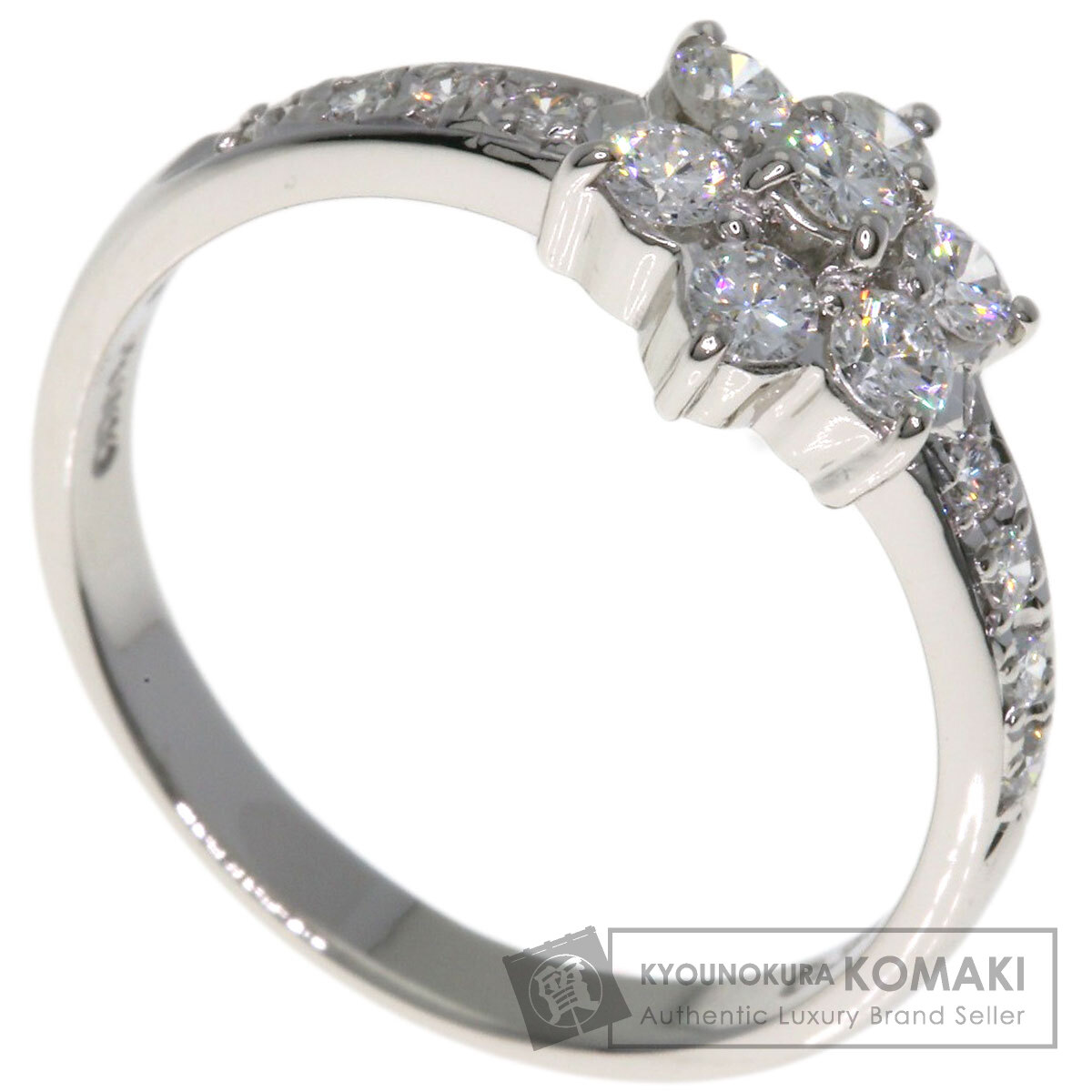 TASAKI タサキ フラワー ダイヤモンド リング・指輪 プラチナ
