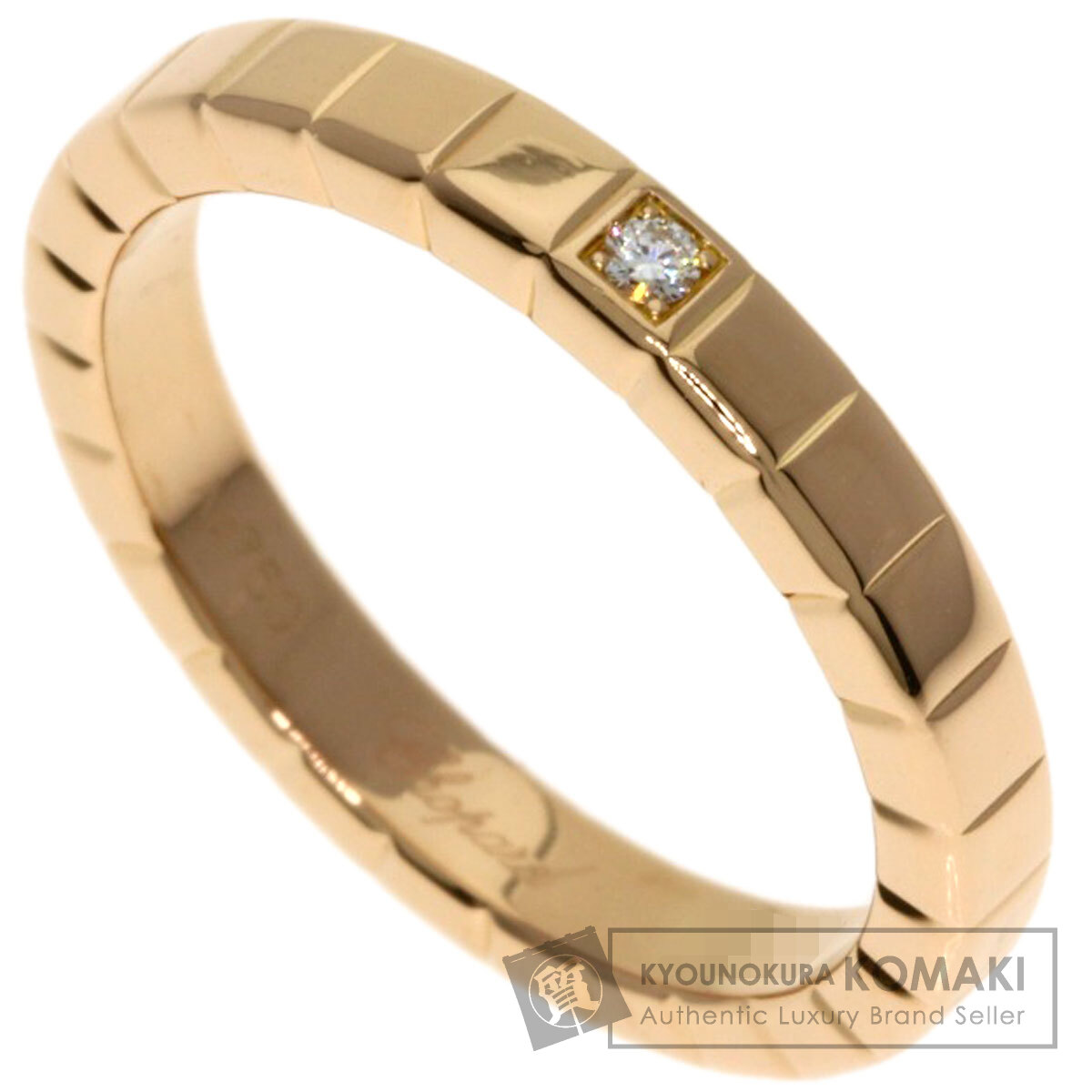❤️正規品❤️Chopard ゴールド ダイヤモンド リング Chopard ショパール アイスキューブ 1P ダイヤモンド リング・指輪 K18
