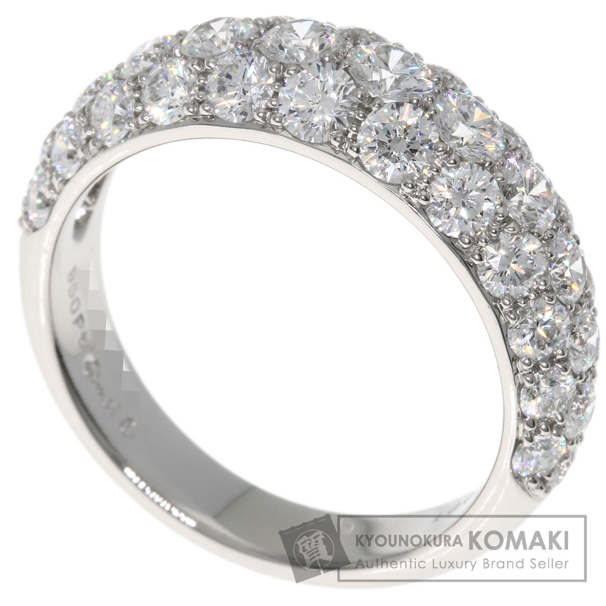 中古】 Pt950 特殊検査済バナジウム コーネルピン ダイヤモンド リング  