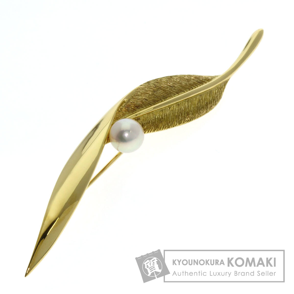 ミキモトMIKIMOTO パールブローチ♧アコヤ真珠7.5mm♧新品未使用現行品 中古・古着通販】MIKIMOTO (ミキモト) アコヤパールブローチ