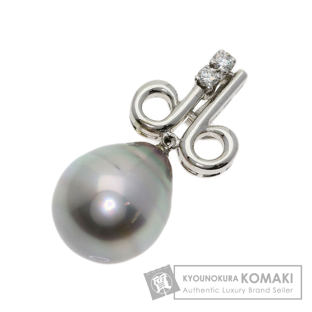MIKIMOTO ミキモト 極上良質天然アコヤ本真珠ペンダントトップ K14