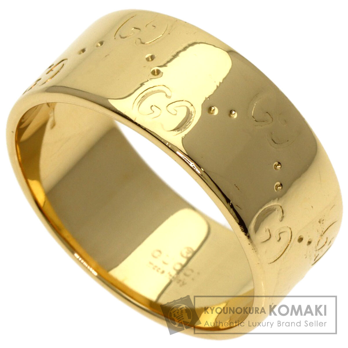 美品‼️GUCCI 指輪　ノットワイドリング　22号 GUCCI ノットワイドリング 22号