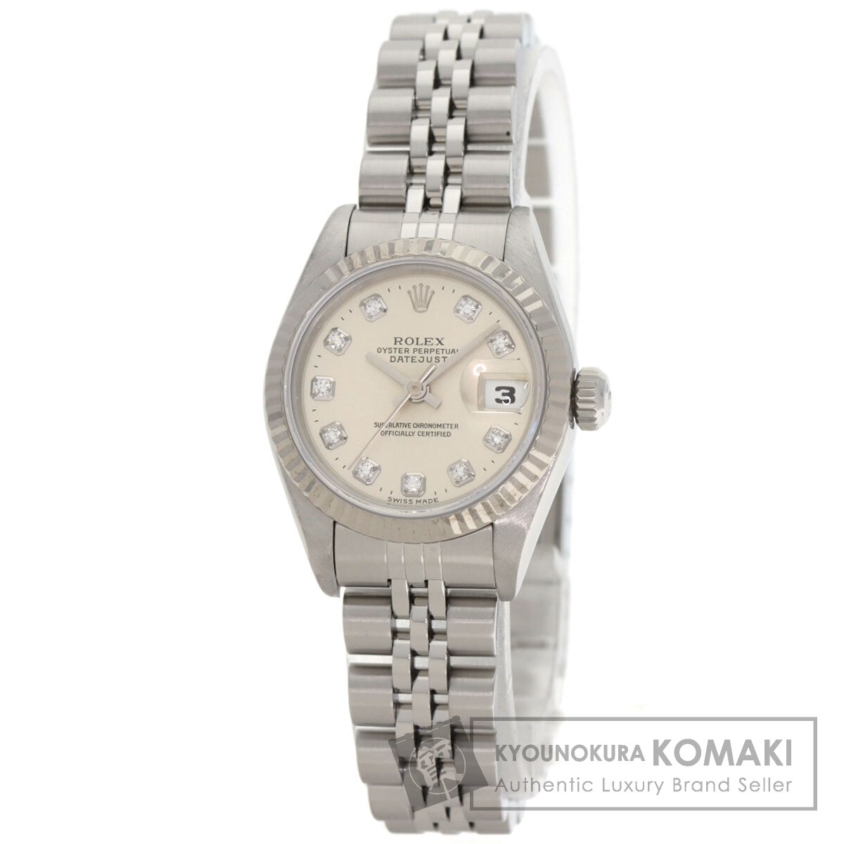 ロレックス 腕時計 デイトジャスト 10P ダイヤモンド