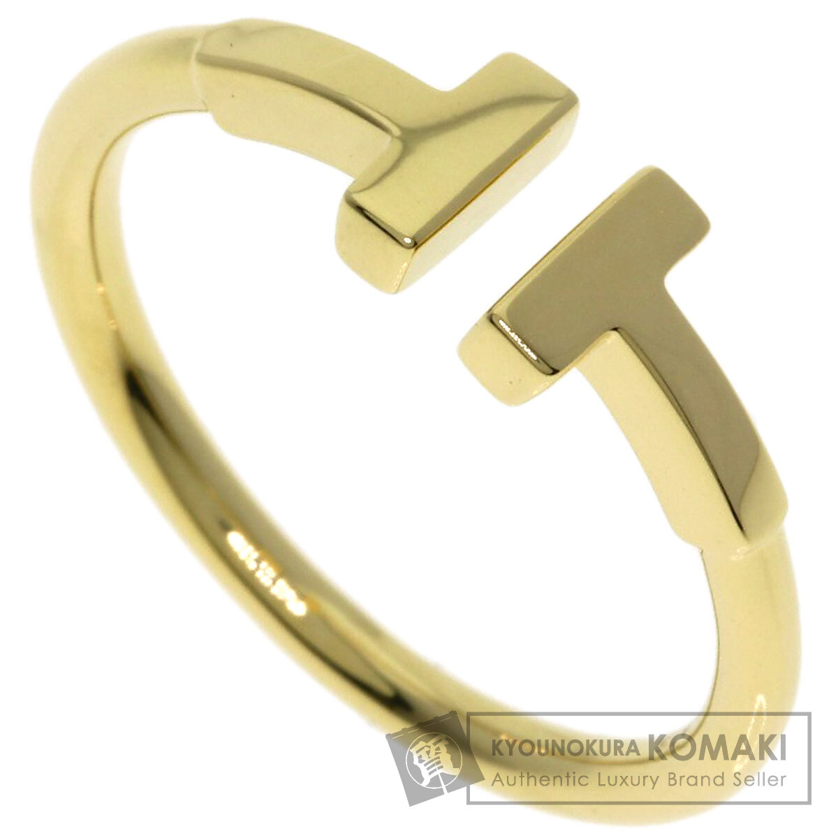 TIFFANY&Co. ティファニー Tワイヤー リング・指輪 K18イエロー
