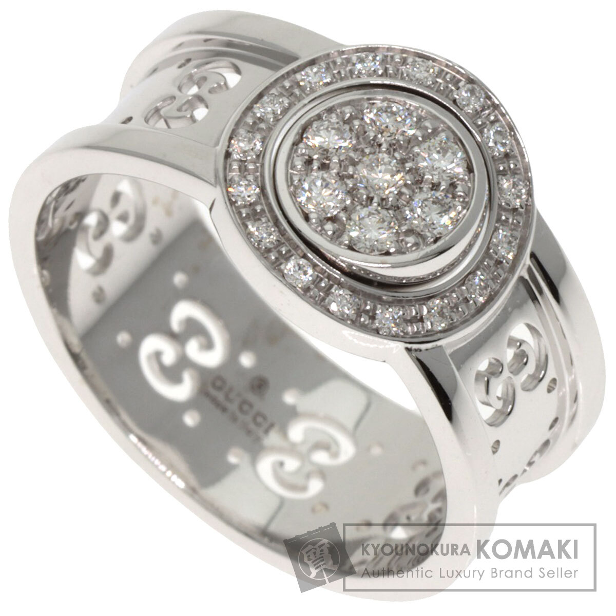 グッチ リング・指輪 アイコン トワール パヴェ ダイヤモンド #10