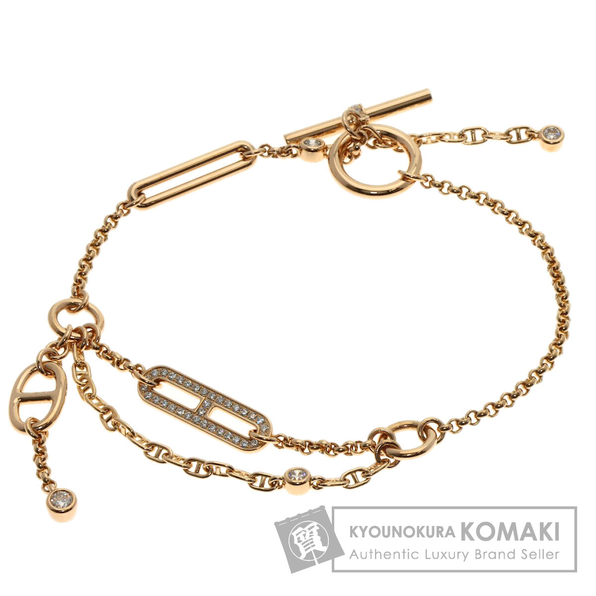 ✨️新品級✨️ エルメス シュル・メール ブレスレット レディース ゴールド HERMES 【新品】エルメス ブレスレット バングル ケリー PM ST