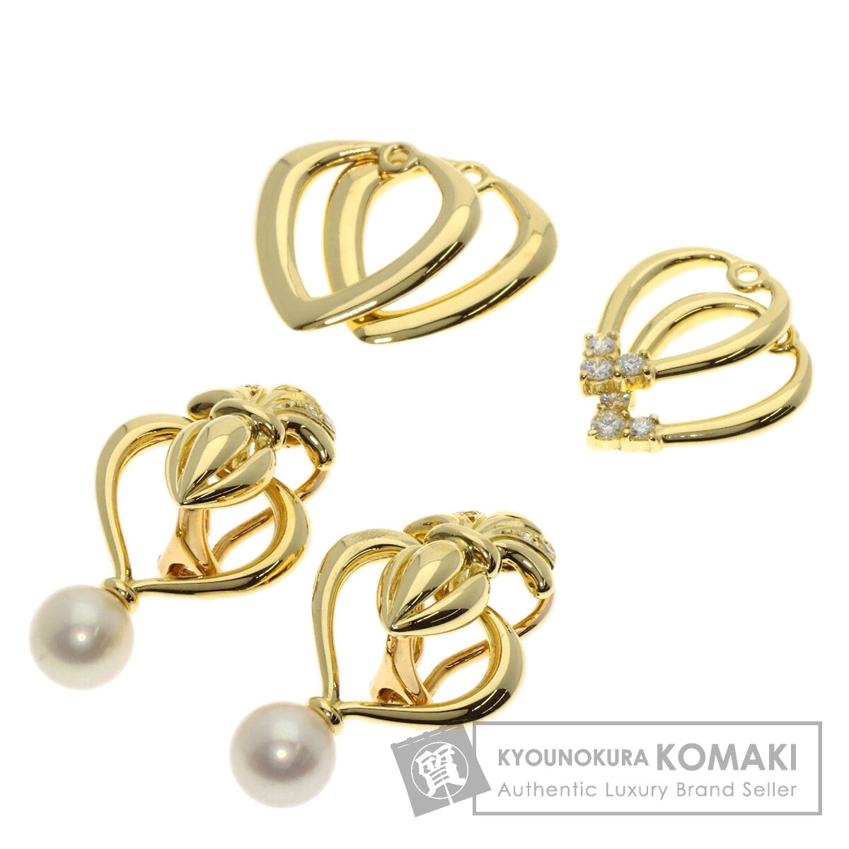 178【RUKHAMANI】K18 パール　約5.7mm ダイヤモンド 178【RUKHAMANI】K18 パール 約5.7mm ダイヤモンド 178【RUKHAMANI