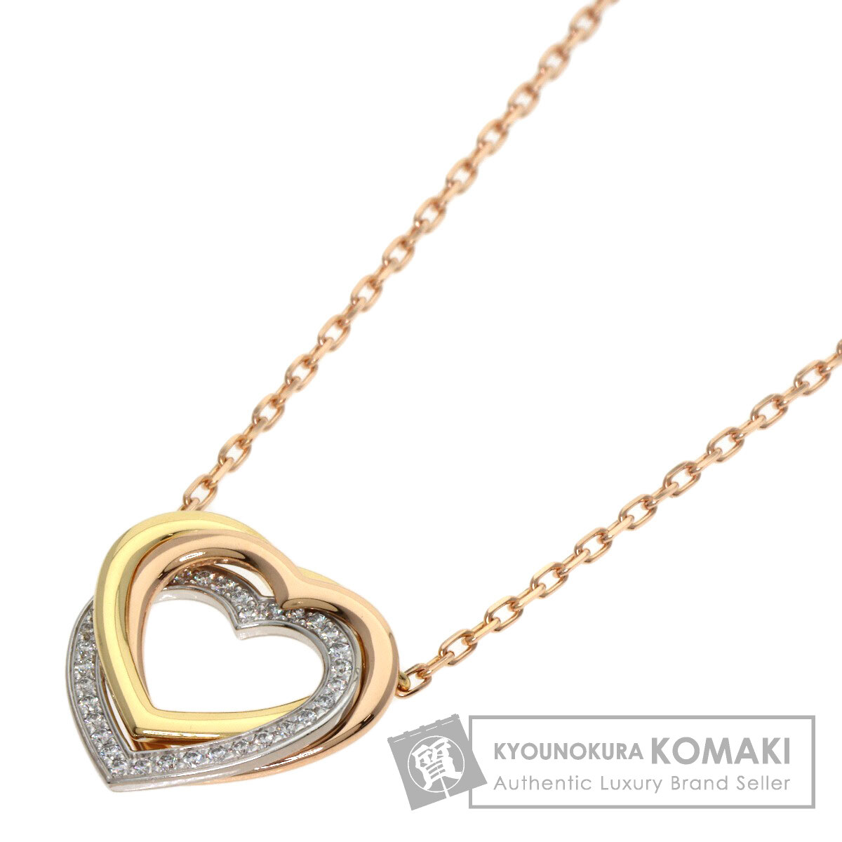 Cartier カルティエ　トリニティ　ダイヤモンドネックレス　美品 Cartier(カルティエ) トリニティ ダイヤモンド ネックレス (Cartier