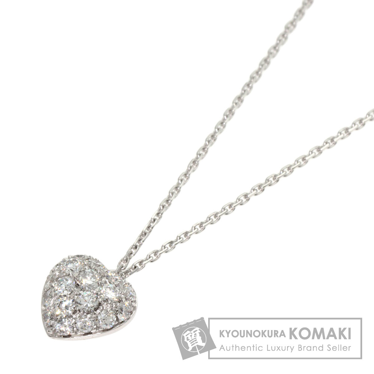 カルティエ ネックレス ハート パヴェ ダイヤモンド