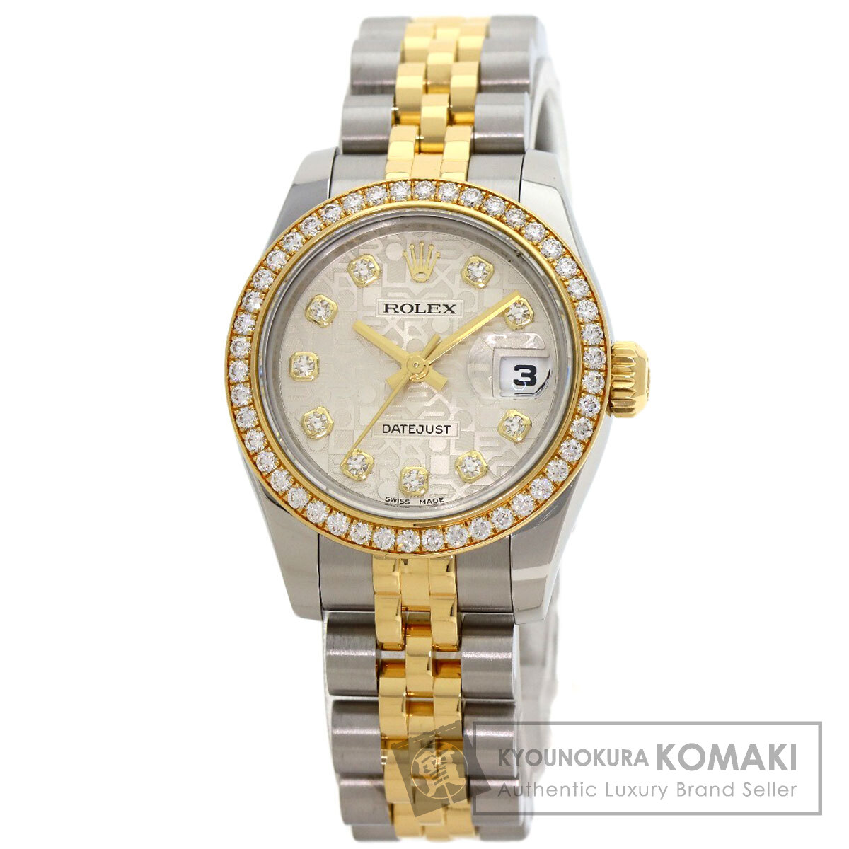 ロレックス 腕時計 デイトジャスト ベゼル 10P ダイヤモンド