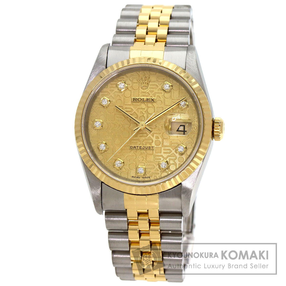 ロレックス 腕時計 デイトジャスト 10P ダイヤモンド