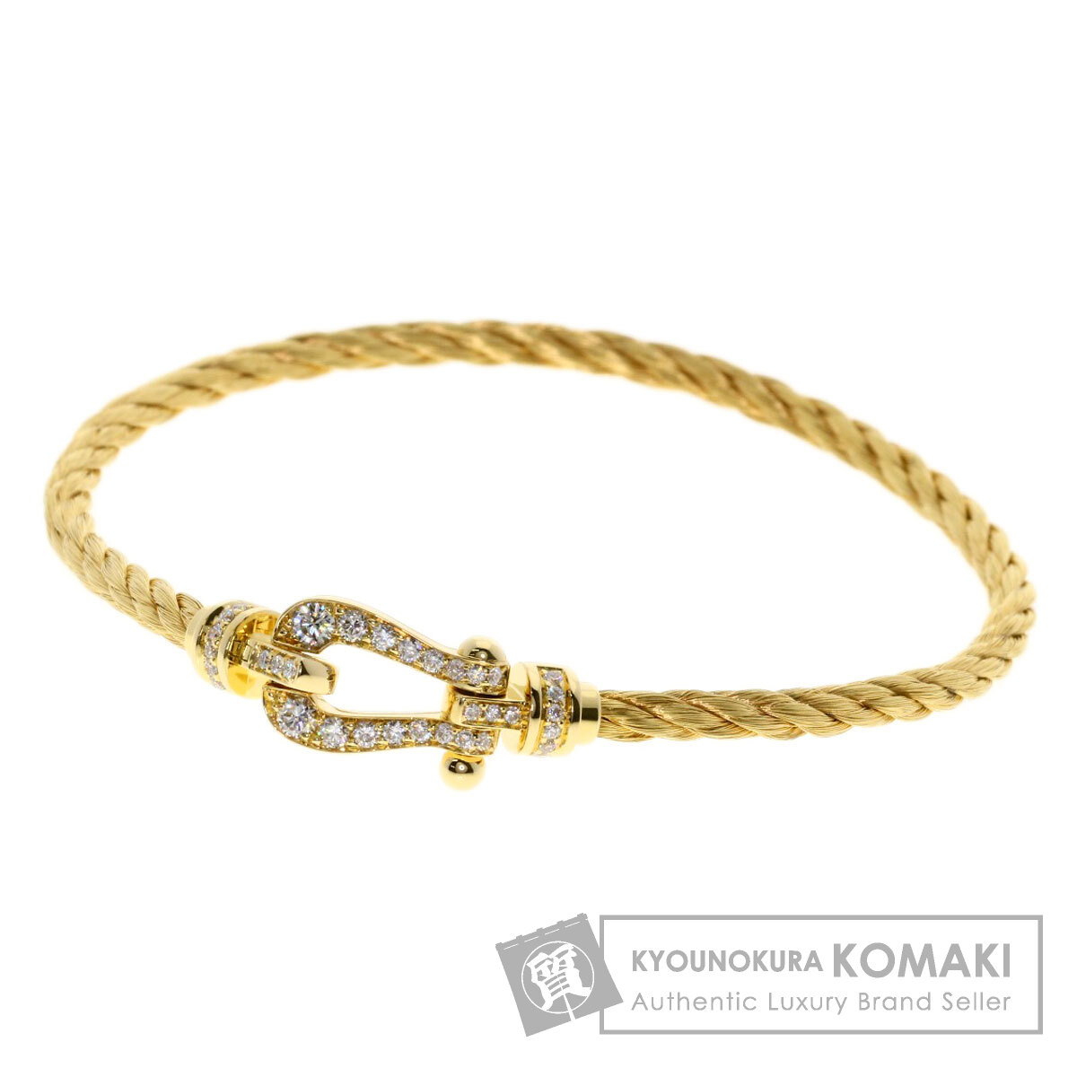 イエローダイアモンド ブレスレット18kマグネット♢約17ct 17cm♢高品質 FRED フレッド フォース10 ミニ ダイヤモンド ブレスレット K18