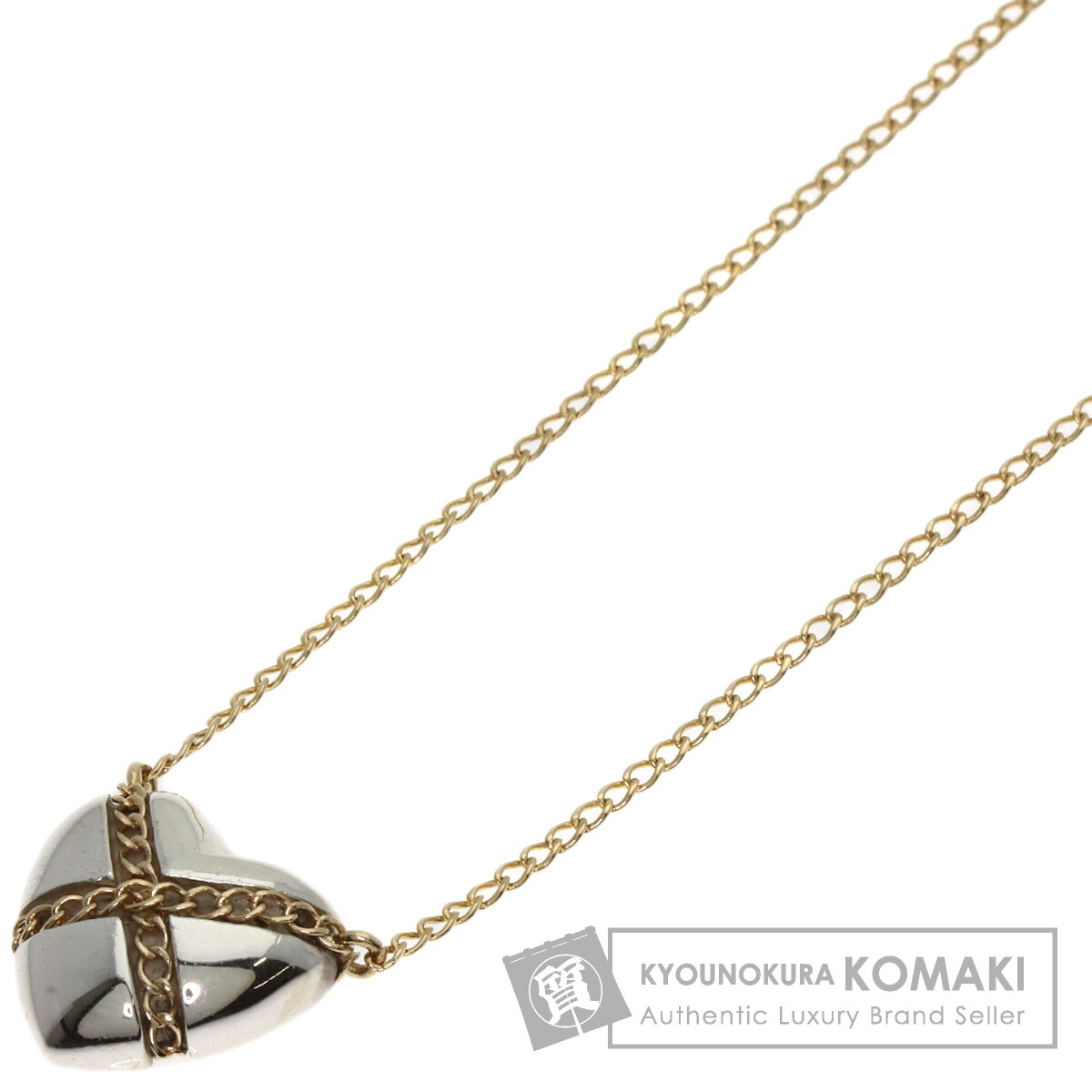 TIFFANY&Co. ティファニー クロス チェーン ハート ネックレス K18