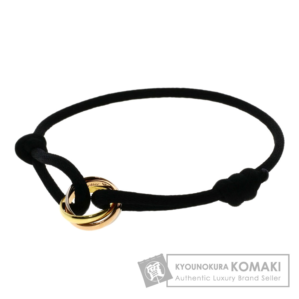 CARTIER カルティエ トリニティ コットン ブレスレット K18