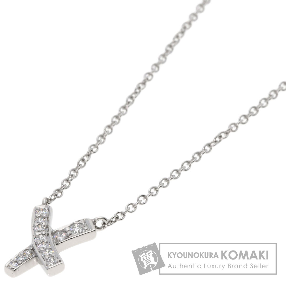 TIFFANY&Co. ティファニー キス ダイヤモンド ネックレス