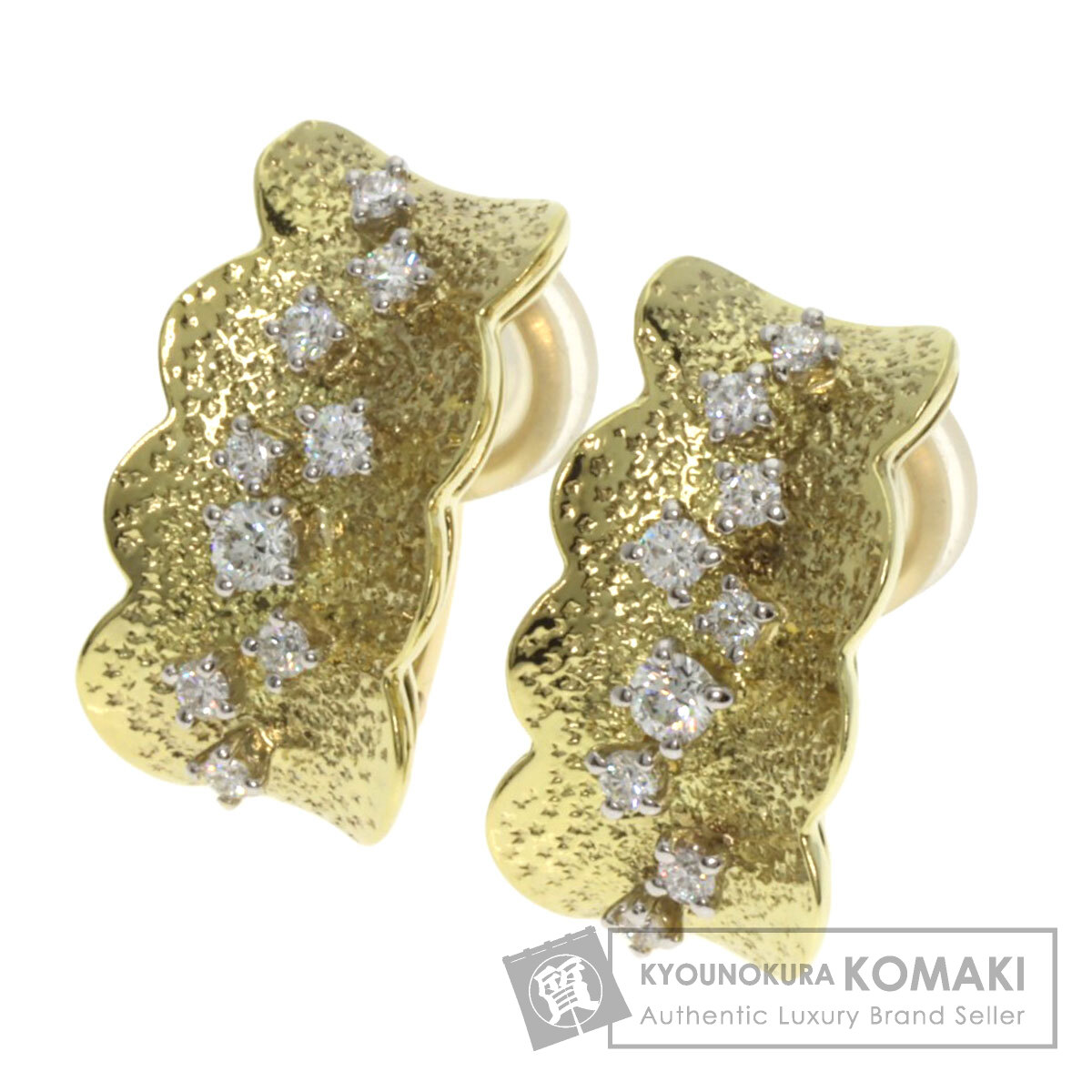 TASAKI タサキ ダイヤモンド ピアス 2WAY ピアス K18イエローゴールド