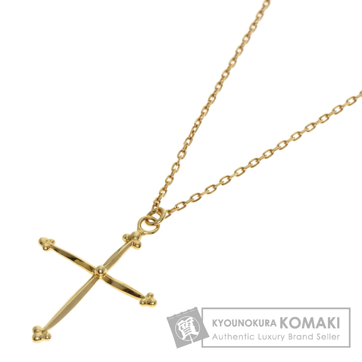 AHKAH　デュークロスネックレス　イエローゴールド AHKAH デュークロス ネックレス 18Kゴールド イエローゴールド AHKAH