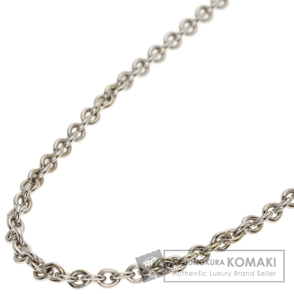 CARTIER カルティエ チェーン 42cm ネックレス K18ホワイトゴールド