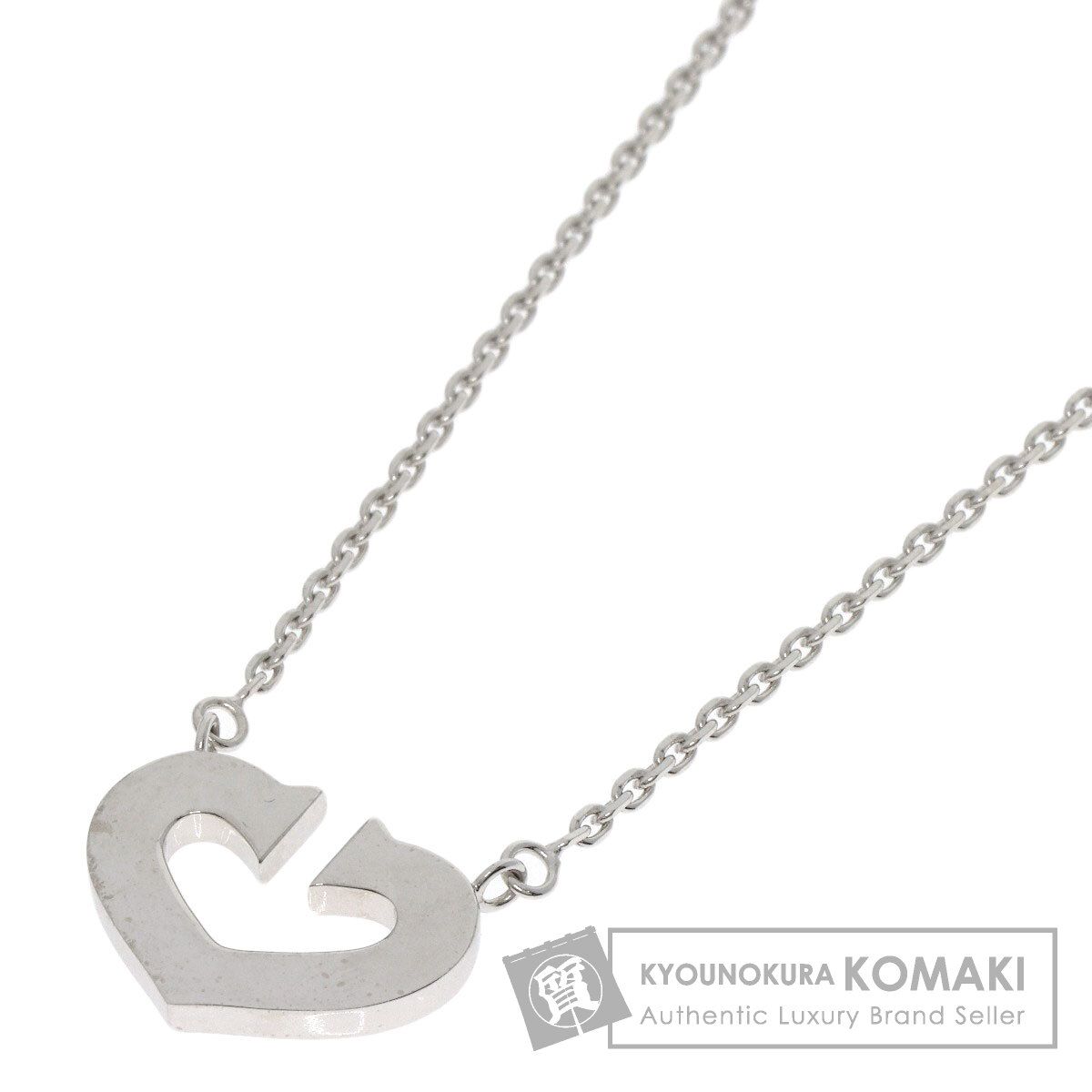 カルティエ ネックレス Cハート