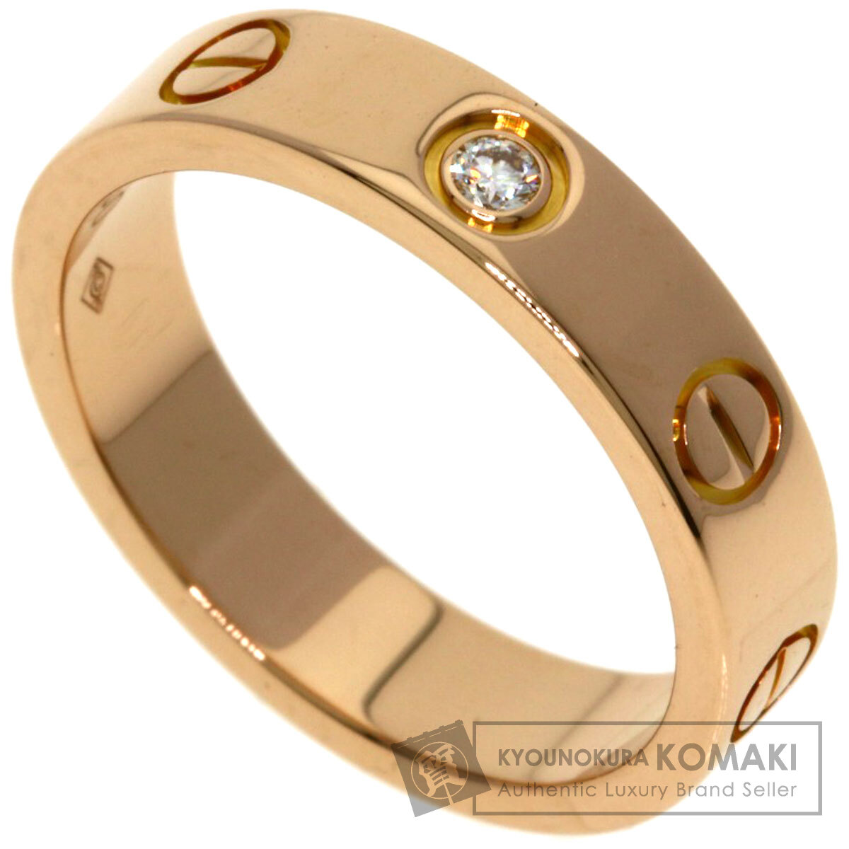 カルティエ　ミニラブリング　1Pダイヤモンド　＃48 CARTIER カルティエ ミニラブリング 1P ダイヤモンド #48 リング・指輪