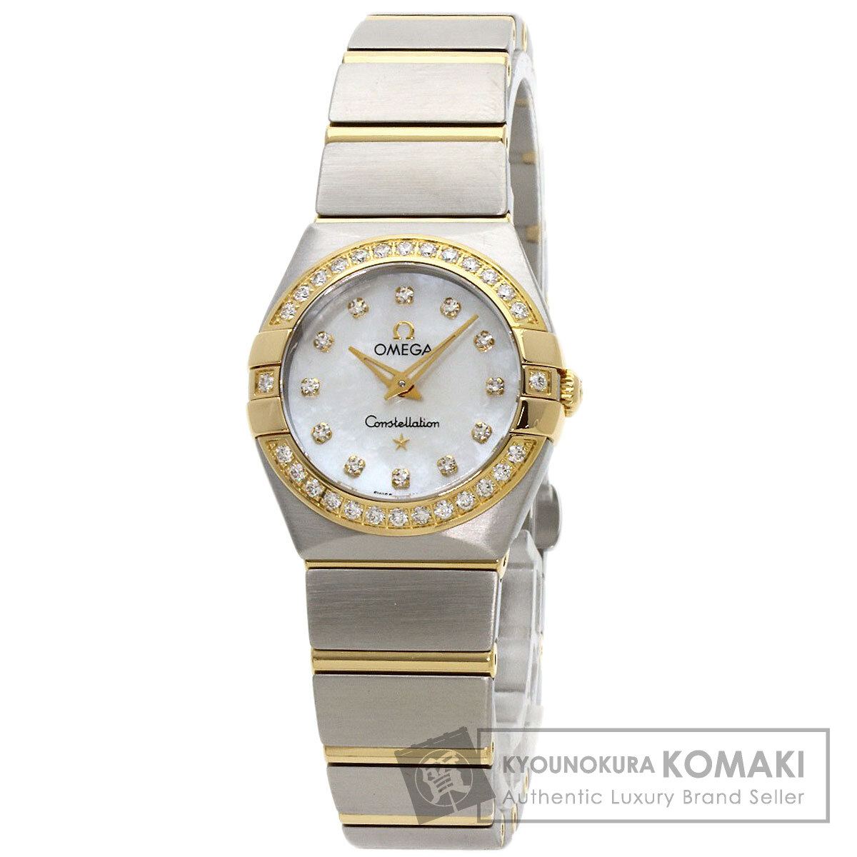 オメガ 腕時計 コンステレーション ミニ ブラッシュ ダイヤモンド
