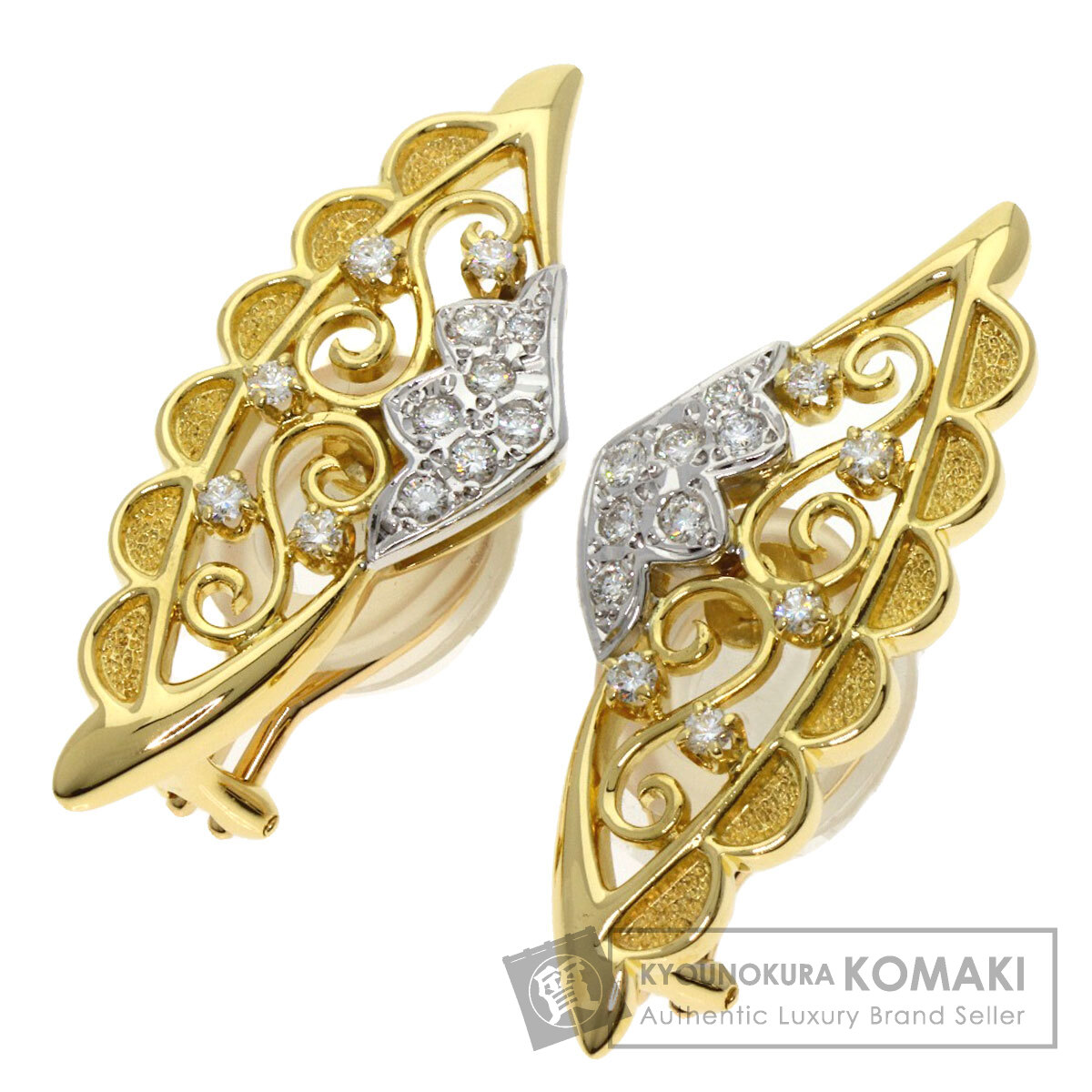 ミキモト イヤリング ダイヤモンド