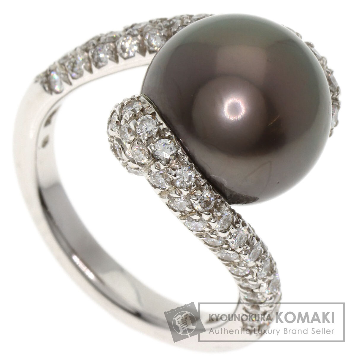 MIKIMOTO ミキモト 南洋パール 真珠 ダイヤモンド リング・指輪 K18