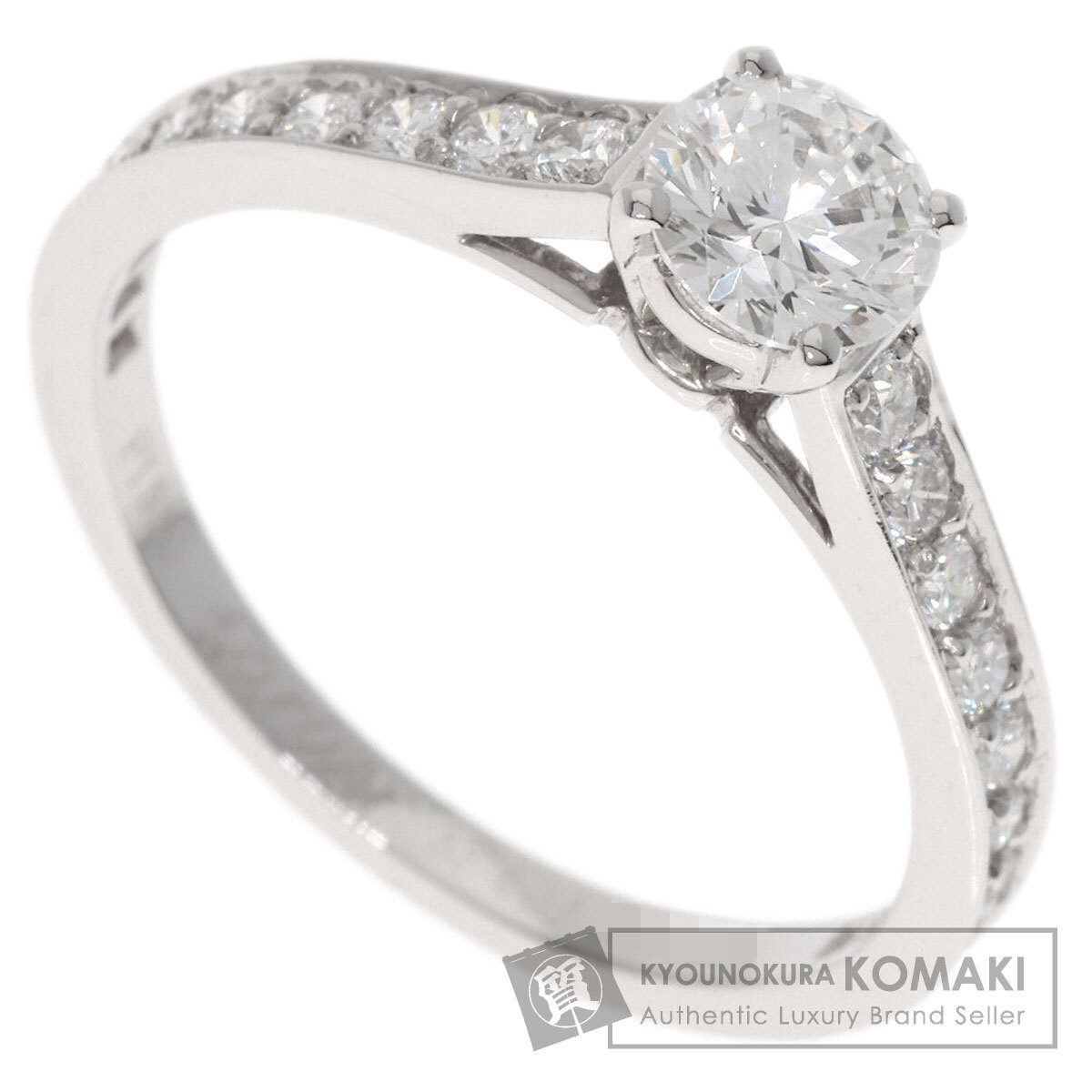 ★ Cartier プラチナ　天然ダイヤモンド　リング　#52 指輪　未使用 CARTIER カルティエ ソリテール ダイヤモンド #52 リング・指輪