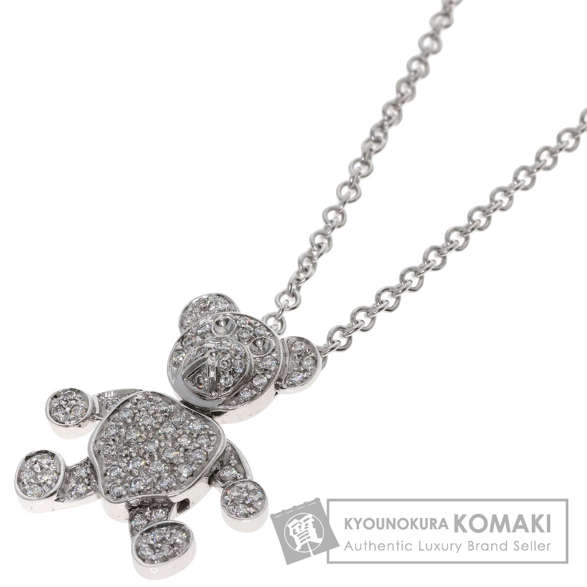 Pomellato ポメラート オルセット フルダイヤモンド ネックレス K18