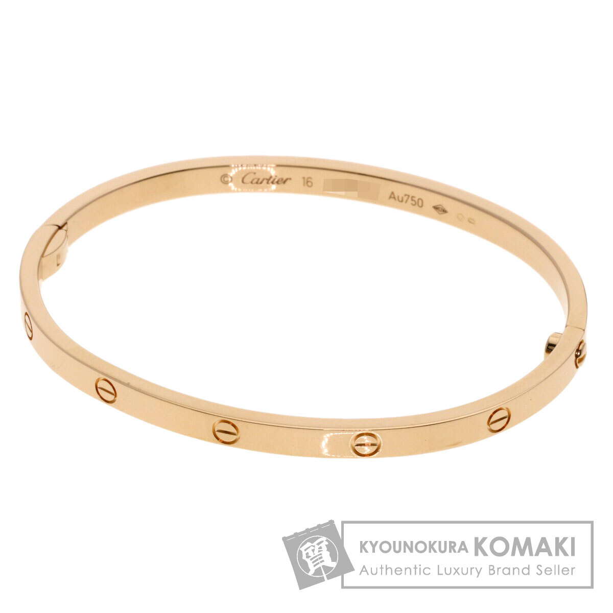 カルティエ ブレスレット ラブブレス SM #16 ドライバー無し