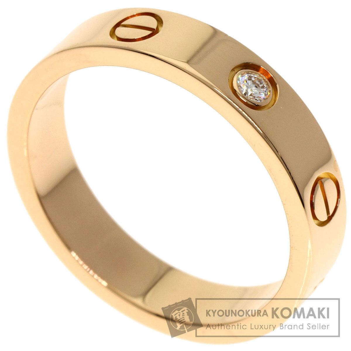 CARTIER カルティエ ミニラブリング 1P ダイヤモンド #51 リング・指輪