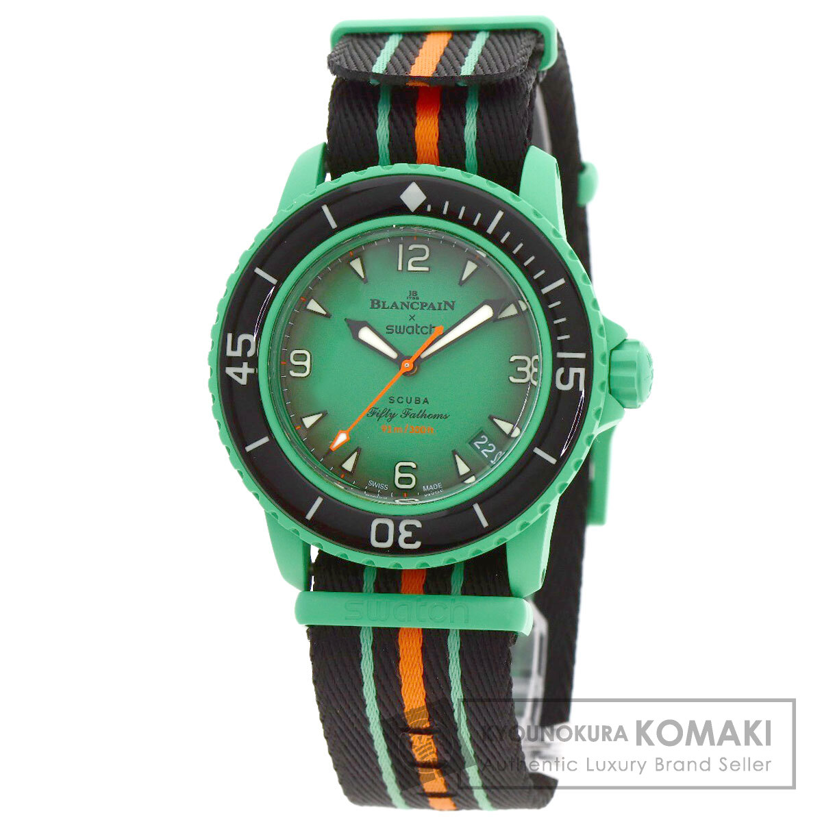 スウォッチ 腕時計 ブランパン コラボ スキューバ フィフティ ファゾムス インディアンオーシャン